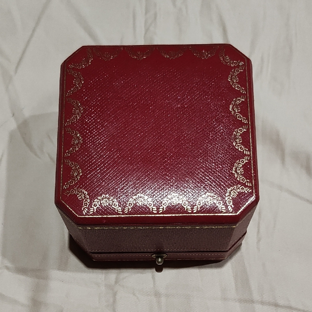 Elegant Cartier Red Jewelry Box